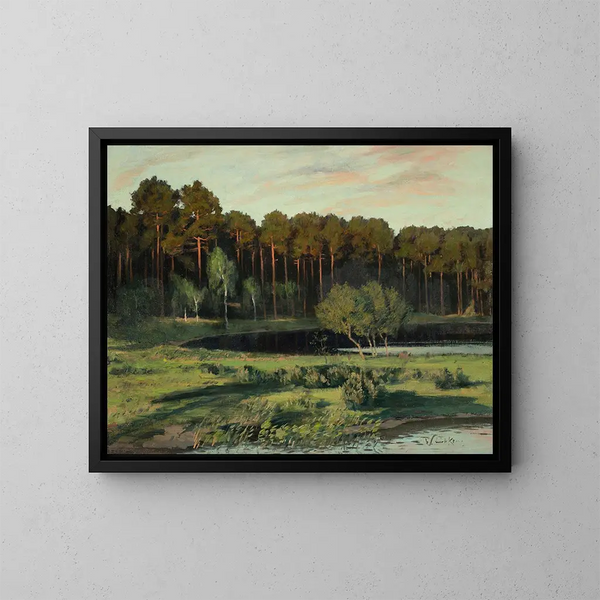 Lago de Grunewald - Walter Leistikow — cuadro enmarcado en la pared