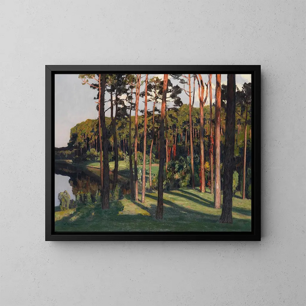 Paisaje pantanoso - Walter Leistikow — cuadro enmarcado en la pared
