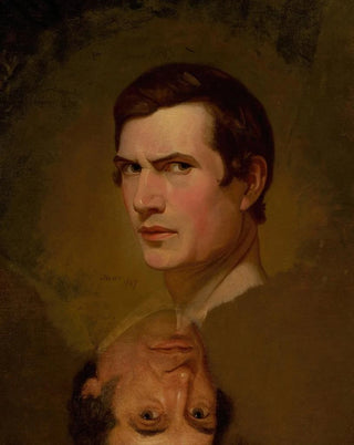 Walter Libbey - Double SelfPortrait at Different Ages.webp