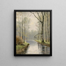 Motivo de Spreewald - Walter Moras — cuadro enmarcado en la pared