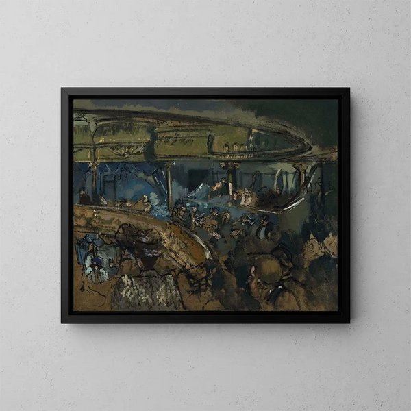 L'Eldorado - Walter Richard Sickert — framed artwork on a wall