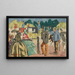 Los dos presos - Walter Richard Sickert — cuadro enmarcado en la pared