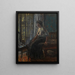 Mujer sentada junto a una ventana - Walter Richard Sickert — cuadro enmarcado en la pared