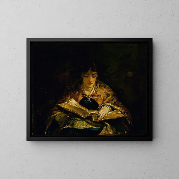 Entre los antiguos poetas - Walter Shirlaw — cuadro enmarcado en la pared