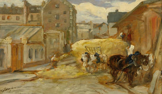 Walter Shirlaw - The Hay Cart.webp
