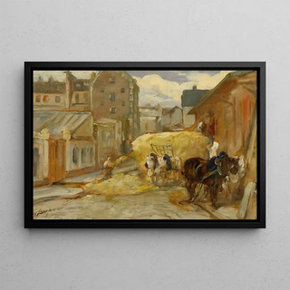Walter Shirlaw - The Hay Cart.webp
