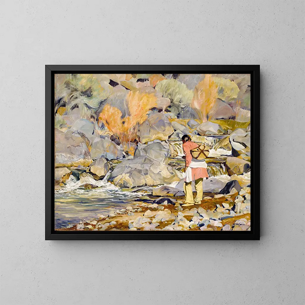 Después de ellos - Walter Ufer — cuadro enmarcado en la pared
