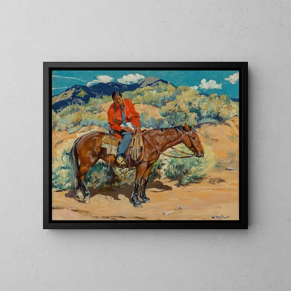 Cómodo - Walter Ufer — cuadro enmarcado en la pared