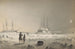 HMS Assistance and Pioneer Painting in Winter Quarters Return of Daylight - Walter William May — artwork view