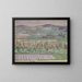 Landscape painting - Walther Gamerith — framed artwork on a wall