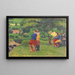 Paisaje con lansquenets - Walther Gamerith — cuadro enmarcado en la pared