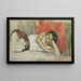 Mujer tumbada - Walther Gamerith — cuadro enmarcado en la pared
