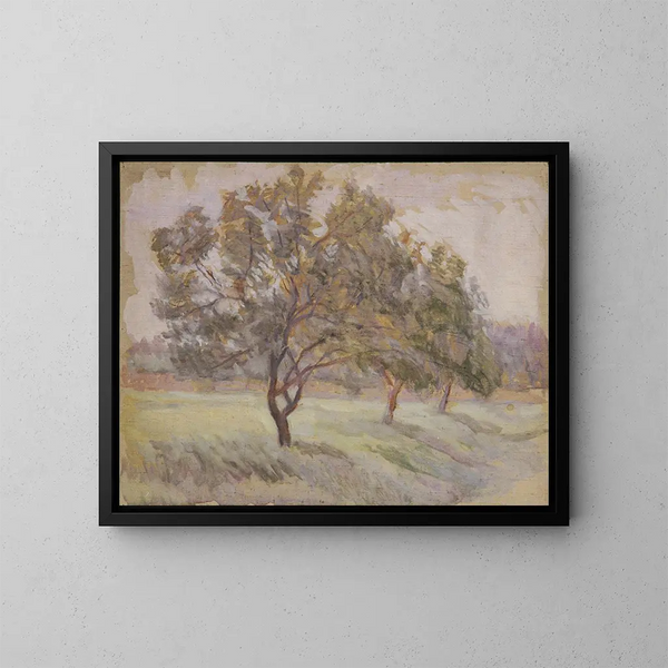 Fruit Tree Painting - Walther Gamerith — framed artwork on a wall