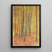 Interior de bosque - Walther Gamerith — cuadro enmarcado en la pared