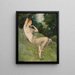 Nymphe del Glen - Warren B. Davis — cuadro enmarcado en la pared