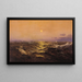 La Mar Agitada - Warren Sheppard — cuadro enmarcado en la pared