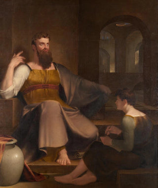Washington Allston - Jeremiah Dictating His Prophecy of the Destruction of Jerusalem to Baruch the Scribe.webp