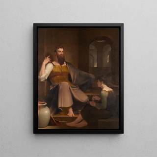 Washington Allston - Jeremiah Dictating His Prophecy of the Destruction of Jerusalem to Baruch the Scribe.webp