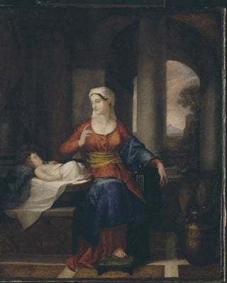 Washington Allston - Mother Watching Her Child.webp