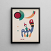cuadros y 7 poemas - Wassily Kandinsky — cuadro enmarcado en la pared