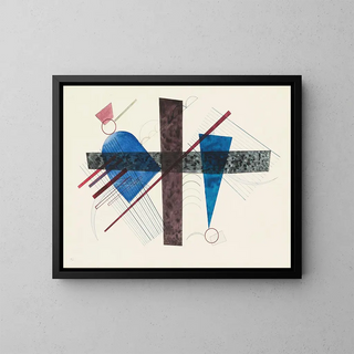 Wassily Kandinsky - Blau in Rund und Spitz.webp