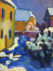 Cementerio y presbiterio de Kochel - Wassily Kandinsky — vista de la obra
