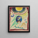 Concepción de la cubierta del almanaque The Blue Rider III - Wassily Kandinsky — cuadro enmarcado en la pared