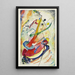 Esquisse pour une fresque pour Edwin R Campbell n° 1 - Wassily Kandinsky | R — cuadro enmarcado en la pared