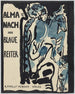 Concepción final de la portada del almanaque El Jinete Azul - Wassily Kandinsky — vista de la obra
