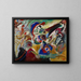 Fragment 2 for Composition VII - Wassily Kandinsky — framed artwork on a wall