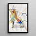 Tissu - Wassily Kandinsky — cuadro enmarcado en la pared