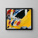 Impression III: Concert - Wassily Kandinsky — framed artwork on a wall
