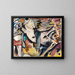 Improvisation 13 - Wassily Kandinsky — framed artwork on a wall