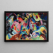 Improvisation Inondation - Wassily Kandinsky — framed artwork on a wall