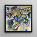 Improvisación Klamm 1914 - Wassily Kandinsky — cuadro enmarcado en la pared