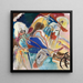 Improvisación No 30 - Canones - Wassily Kandinsky — cuadro enmarcado en la pared