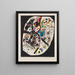 Petits mondes III - Wassily Kandinsky — framed artwork on a wall