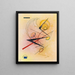 Pequeño cálido - Wassily Kandinsky — cuadro enmarcado en la pared