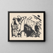 Klnge Pl18 - Wassily Kandinsky — cuadro enmarcado en la pared