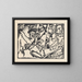 Klnge Pl24 - Wassily Kandinsky — cuadro enmarcado en la pared