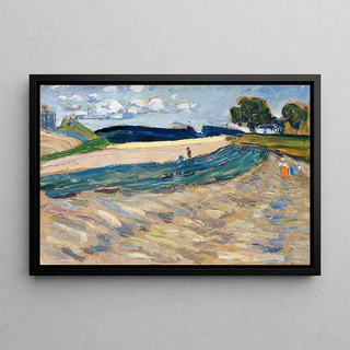 Wassily Kandinsky - Landscape with a yellow field.webp