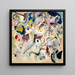 Esquisse 160A - Wassily Kandinsky — cuadro enmarcado en la pared
