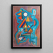de pie - Wassily Kandinsky — cuadro enmarcado en la pared