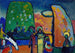 Study on Improvisation No. 2 Funeral March - Wassily Kandinsky — artwork view