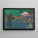 L'Oso - Wassily Kandinsky — cuadro enmarcado en la pared