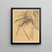 Orchidée - Watanabe Kazan — cuadro enmarcado en la pared
