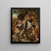 The Resurrection of Lazarus - Wendel Dietterlin — framed artwork on a wall