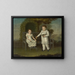 Dos niños de la familia Kuenzer - Wendelin Moosbrugger — cuadro enmarcado en la pared