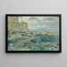 sobre la playa rocosa - Wenceslas Radimsky — cuadro enmarcado en la pared