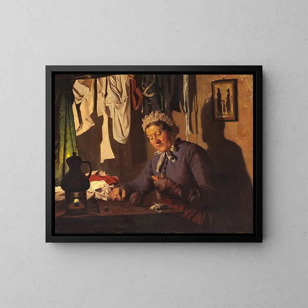 Fra en systue - Wenzel Tornow — cuadro enmarcado en la pared